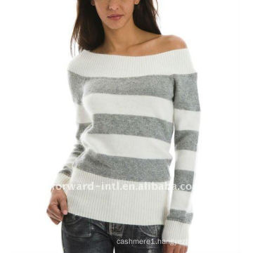 women's strapless cashmere jumper